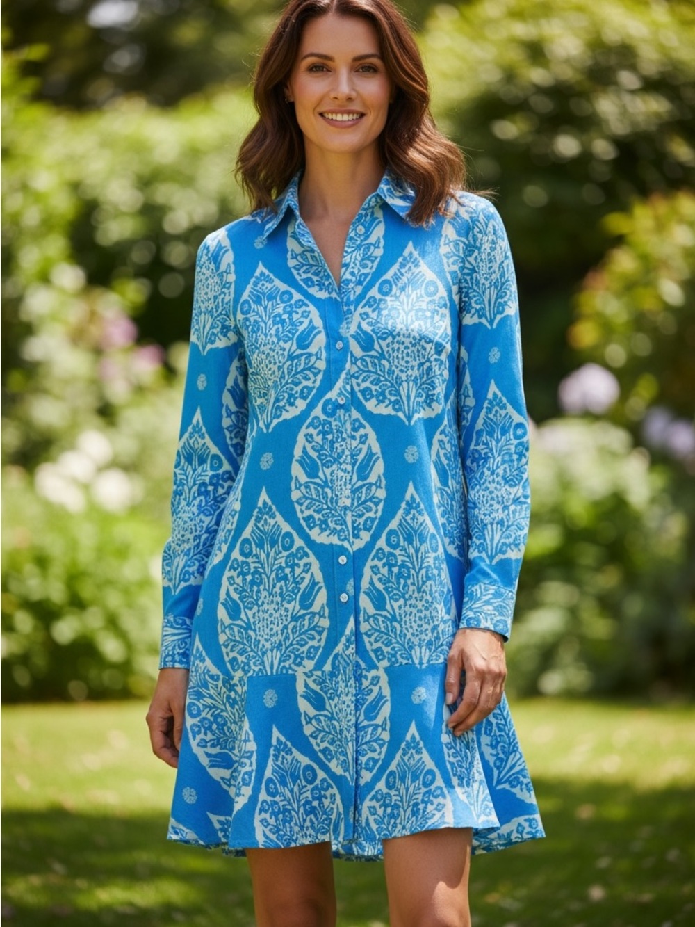 NWT LIVRO Polly Dress in Botanical Leaf Print Size Small NEW WITH TAGS